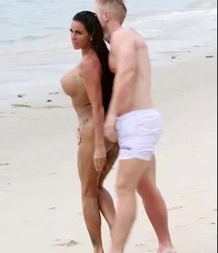 Katie Price leaked nude video with her boyfriend on the beach!!!
