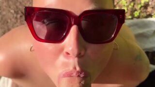 Ava Nicks Gets Fucked In The Woods By Her Boyfriend