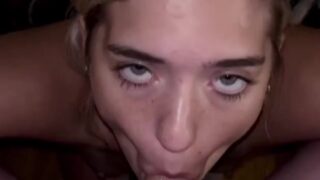 Rachel Mann Blowjob Deep Throat And Cums In Her Mouth